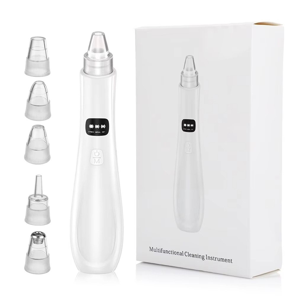 3-Mode Face Cleansing Vacuum – Blackhead Remover & Skin Cleaner ✨💆‍♀️